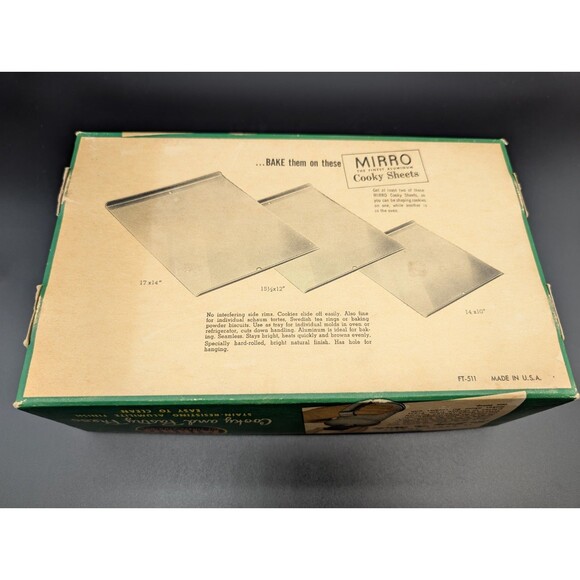 Vintage Mirro Cooky Pastry Press Set In Box - 358AM Aluminum USA w/box - Picture 4 of 9